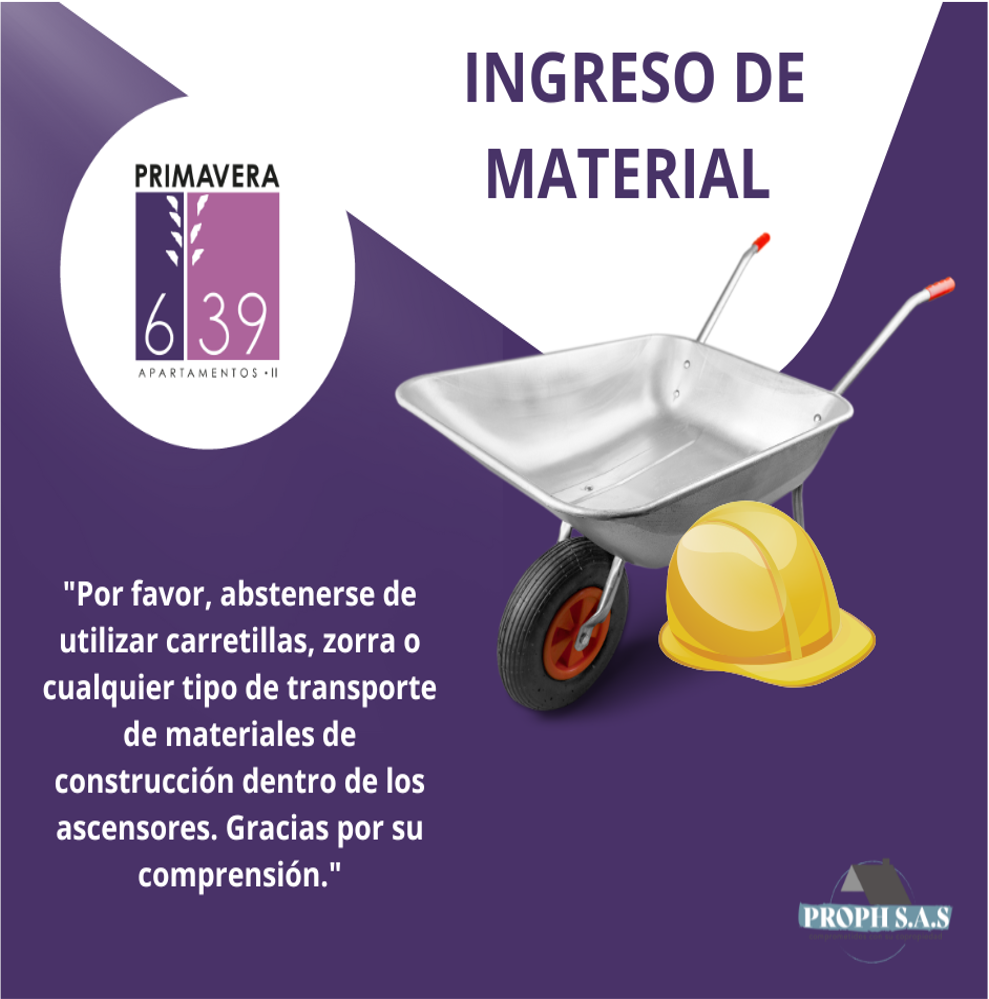 Aviso Importante: Ingreso de Materiales de Construcción