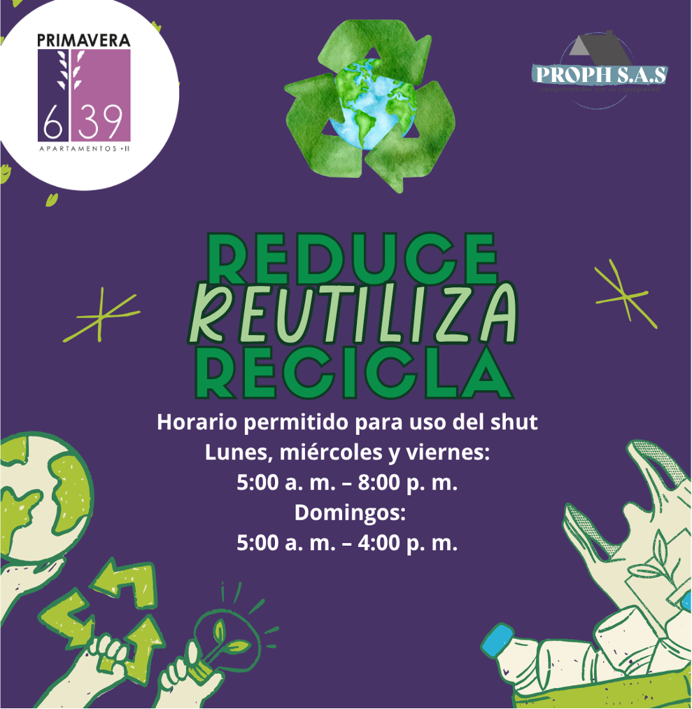 Aviso Importante: Uso del Shut de Basura