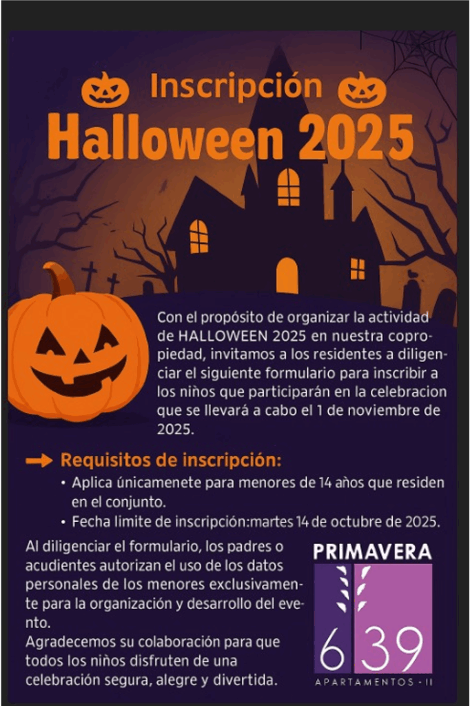 🎃 Celebración Halloween – 2025